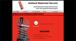 Desktop Screenshot of hmsverhuur.nl