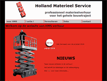 Tablet Screenshot of hmsverhuur.nl